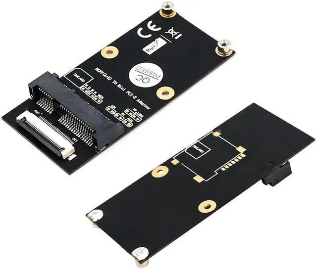 Alt view image 4 of 6 - M.2 NGFF Key A/E/A+E to Mini PCI-E Adapter FPC Cable WiFi Wireless Adpater Supports Half-size Full-size Mini PCI-E Network Card