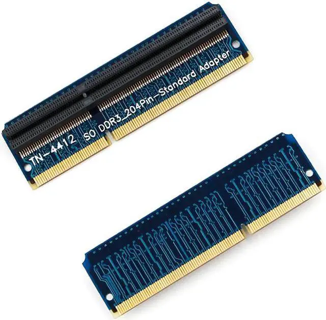 Alt view image 2 of 6 - DDR3 SO DIMM to Desktop Adapter SO DIMM DDR3 Memory RAM Adapter Card 204Pin Standard Slot Memory Tester Computer Components