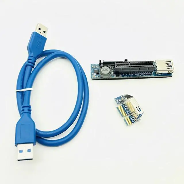 Alt view image 2 of 6 - Adapter PCI Express USB 3.0 Raiser Extender PCIE Riser PCI-E Computer Accessories Desktop Card Riser PCI E Riser for Video Card
