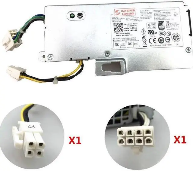 Alt view image 6 of 6 - 200W Computer Power Supply L200EU-00 200W Power Supply USFF 780 790 990 7010 9010 9020 PS-3201-9DB 200W Desktop Server PSU