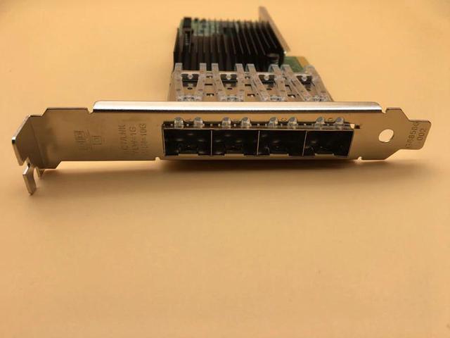 Alt view image 3 of 6 - 4 Port SFP+ 10G PCIE X8 LC Fiber Ethernet Converged Network Adapter NIC X710-DA4