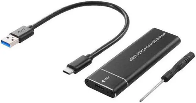 Alt view image 4 of 5 - Type-C to M.2 M Key NVMe PCIE SSD Box Solid State Drive Housing Case 10Gbps M2 SSD 2280 Hard Drive Disk Enclosure HDD Box