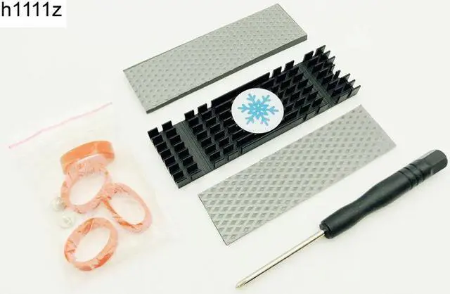 Main image of 5PCS N80 NVME NGFF M.2 2280 PCIE SSD Heatsink Passive Cooling Cooler Aluminum Heat Sink Thermal Pad Heat Dissipation Radiator
