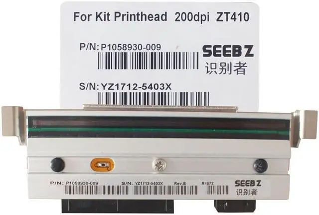 Main image of New Print Head For Zebra ZT410 Thermal Printhead 203Dpi Compatible P1058930-009 Barcode Label Printer Parts,