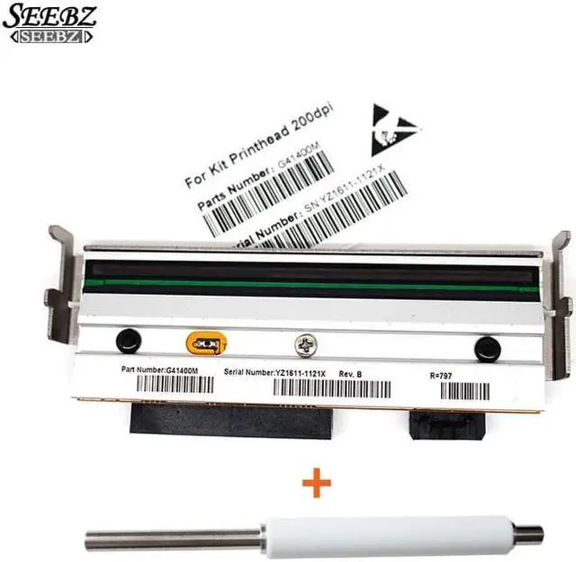 Main image of G79056-1M Printhead Print head + G77023M Platen Roller Compatible for Zebra Z4M Z4M+ 203dpi Thermal barcode label printers