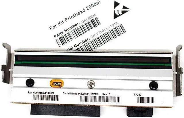 Alt view image 2 of 3 - G79056-1M Printhead Print head + G77023M Platen Roller Compatible for Zebra Z4M Z4M+ 203dpi Thermal barcode label printers