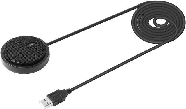 Alt view image 2 of 7 - Conference Microphone,USB Computer Microphone CM003, Mute Function, Omnidirectional Mic for Computers PC, Condenser Boundary Desktop Microphones for Streaming,VoIP Calls,Skype,Chatting