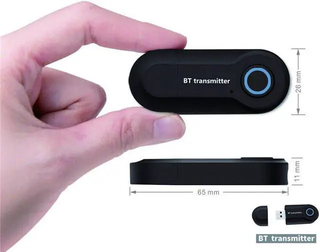 Alt view image 2 of 6 - GT09S USB Power 3.5mm Bluetooth Audio Transmitter For TV Computer Use