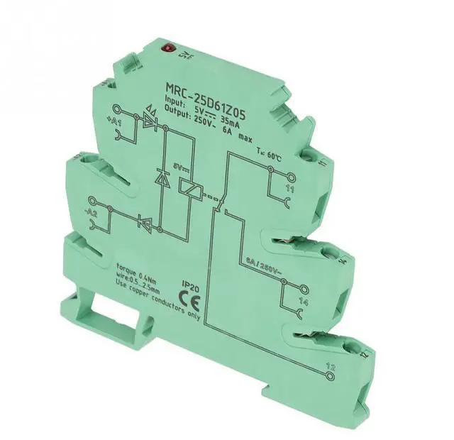 Main image of MRC-25D61Z05 Ultra-thin PLC Contact relay 5V 6A PLC Electromagnetic Interface Relay Module Control Board relay board