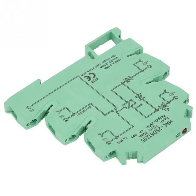 Alt view image 5 of 6 - MRC-25D61Z05 Ultra-thin PLC Contact relay 5V 6A PLC Electromagnetic Interface Relay Module Control Board relay board