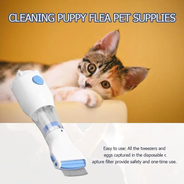 Alt view image 4 of 6 - Pet Electric Lice Comb for Dog Cat Anti Removal Kill Flea Treatment Cleaner Electric Scorpion Comb To Cleaning Puppies Flea Pet