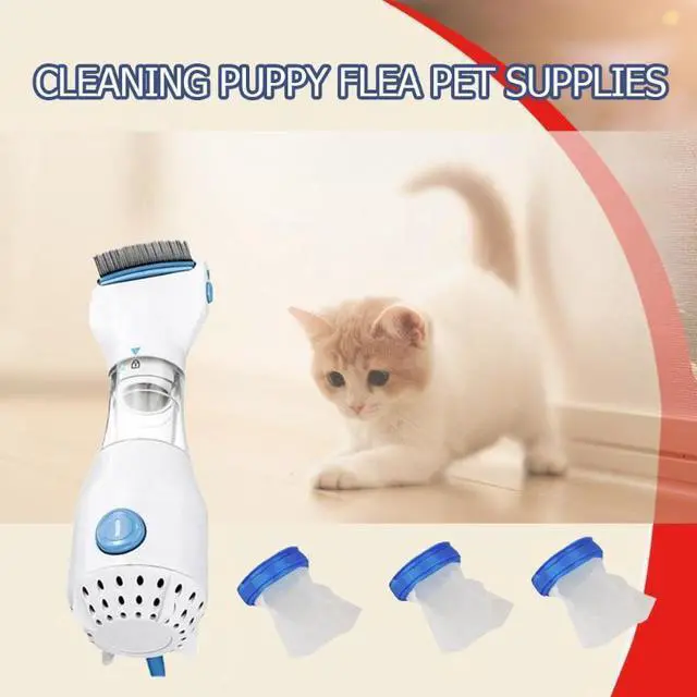 Alt view image 2 of 6 - Pet Electric Lice Comb for Dog Cat Anti Removal Kill Flea Treatment Cleaner Electric Scorpion Comb To Cleaning Puppies Flea Pet