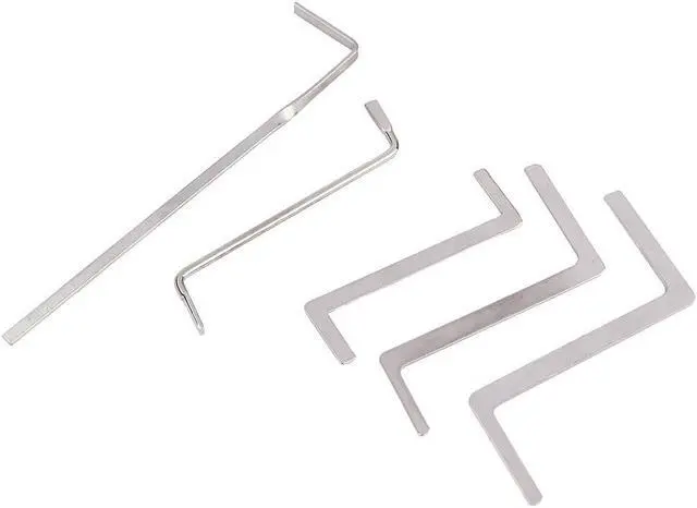 Alt view image 4 of 6 - Locksmith Tools Kit 3 In 1 Set Transparent Lock 5pcs Locksmith Wrench Tools 10pcs Locksmith Broken Key Extractor Tools 2 keys