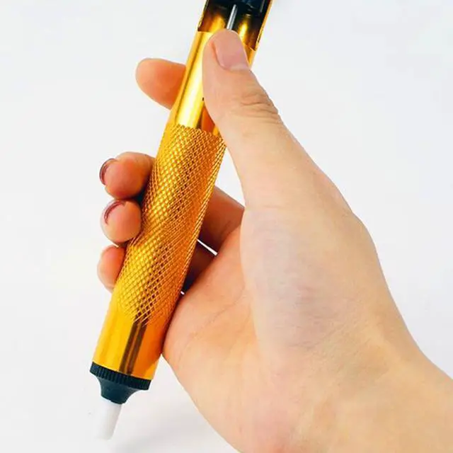 Alt view image 6 of 6 - 200mm/7.87Hand Tools Metal Solder Sucker Desoldering Pump Removal Vacuum Soldering Iron Desolder Suction Tin Pen Welding Tools