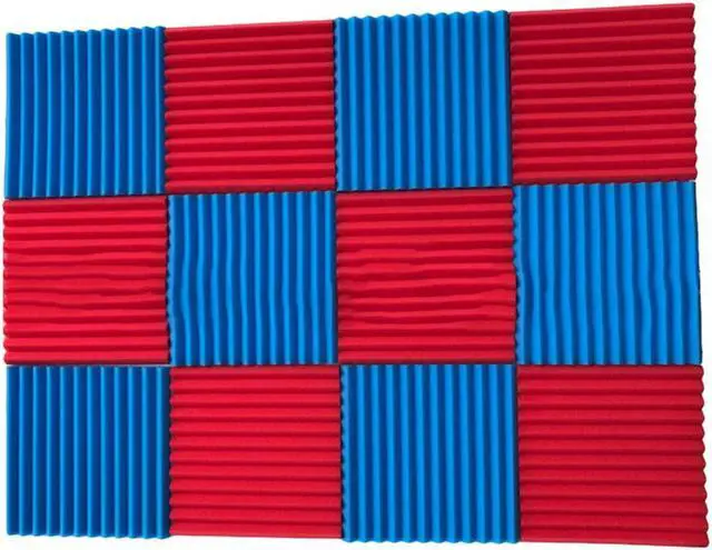 Alt view image 6 of 6 - Acoustic Soundproof Sound Stop Absorption Soundproofing Foam for KTV Audio Room Studio Room8Pcs 300*300*25mm