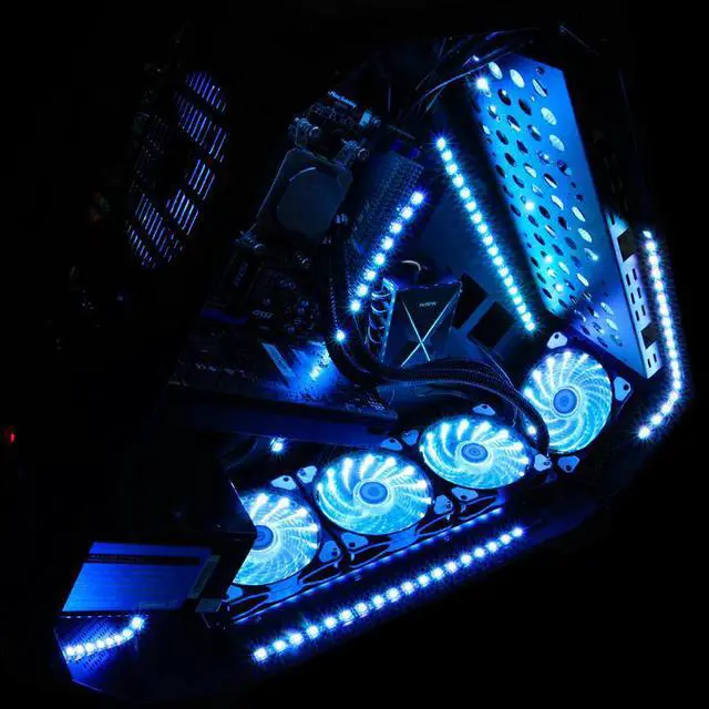 Alt view image 5 of 5 - Fan Controller Bluetooth PC Cooling Fan Speed and RGB Control by Smart Phone APP 14 Channels Cooling System