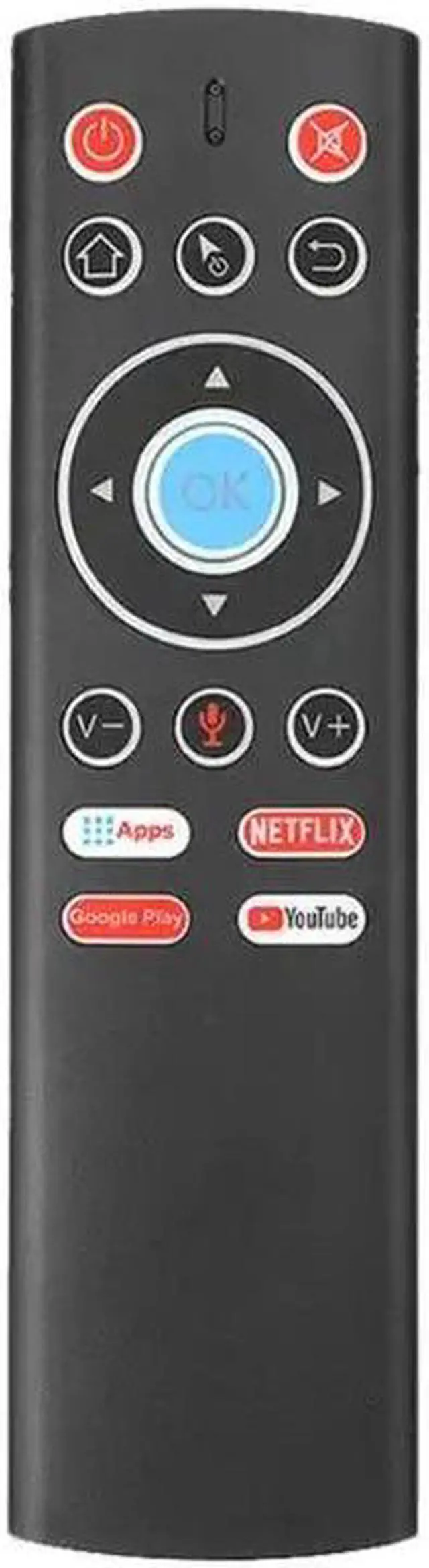 Alt view image 2 of 5 - + Voice Remote Control 2.4G Wireless Air Mouse Gyro with Google Button for Android TV Box PC Television Multimedia Equipments