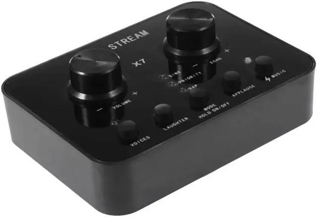 Alt view image 2 of 5 - PC Audio USB Headset Microphone Webcast Entertainment Streamer Sound Card for twitch live Show