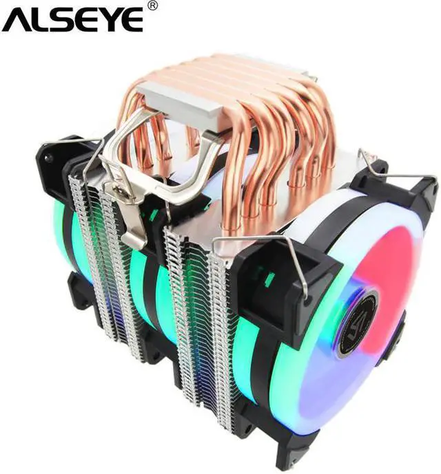 Main image of ST-90 CPU Cooler 6 Heat pipes with RGB Fan 4pin PWM 90mm CPU Fan for Computer LGA775/115x/1366  AM2/AM3/AM4