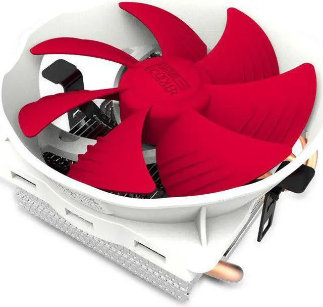 Alt view image 3 of 5 - V6 CPU Cooler 4 Copper Heatpipes for AMD Intel 775 1150 1151 1155 1156 PC Fan CPU radiator 120mm 4pin cooling quiet