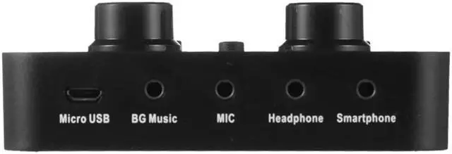 Alt view image 4 of 5 - PC Audio USB Headset Microphone Webcast Entertainment Streamer Sound Card for twitch live Show