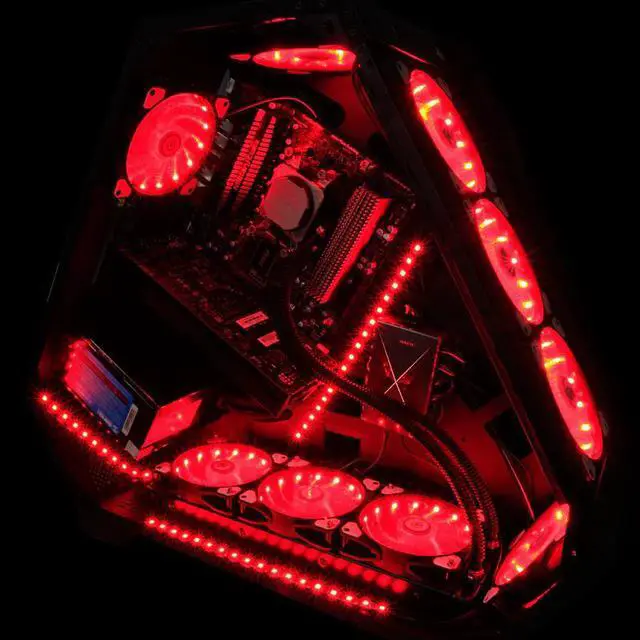 Alt view image 4 of 5 - Fan Controller Bluetooth PC Cooling Fan Speed and RGB Control by Smart Phone APP 14 Channels Cooling System