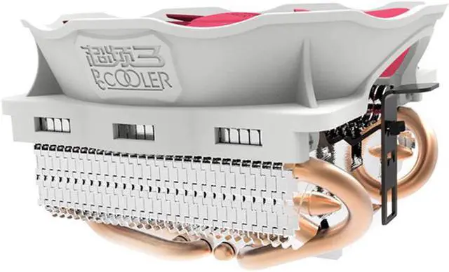 Alt view image 4 of 5 - V6 CPU Cooler 4 Copper Heatpipes for AMD Intel 775 1150 1151 1155 1156 PC Fan CPU radiator 120mm 4pin cooling quiet