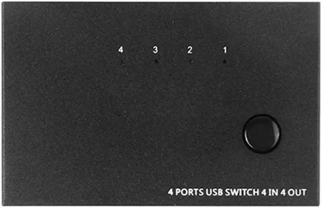 Alt view image 5 of 7 - KVM  Switch USB Switch Hub 4K  Switcher Box 2 In 1 Switcher For Laptop HDTV Printer USB KVM  Switch