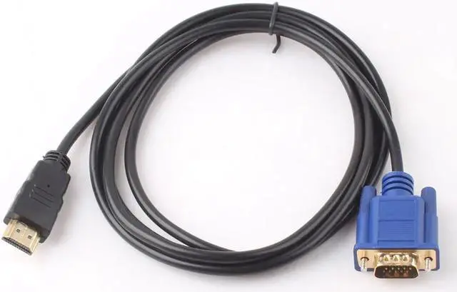 Main image of HDMI Gold Male To VGA HD-15 Cable 6ft 1.8M  #1105