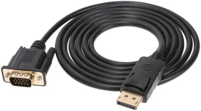 Main image of 1.8m Thunderbolt Display Port DP to VGA Male Adapter Converter Cable
