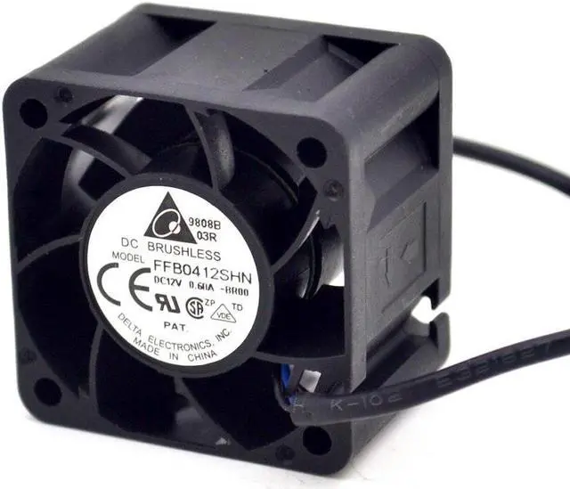 Alt view image 2 of 6 - 1pcs Original new FFB0412SHN-ROO 4cm 4028 0.6A fan speed stall alarm servers for 40*40*28mm