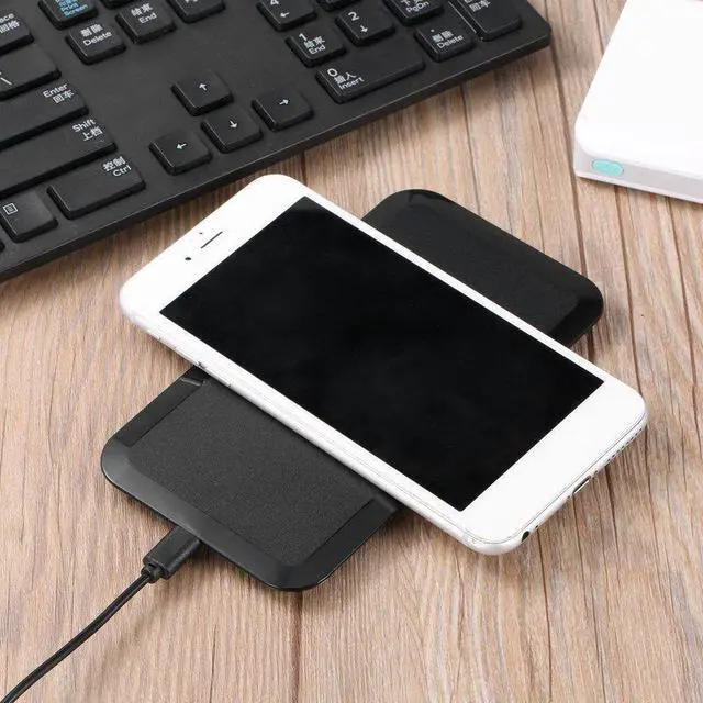 Alt view image 3 of 5 - Wireless Fast Charger Charging Pad for Iphone X 8 Plus for  Galaxy Note 8 S8 S7 S6 Edge S9 for   Phone