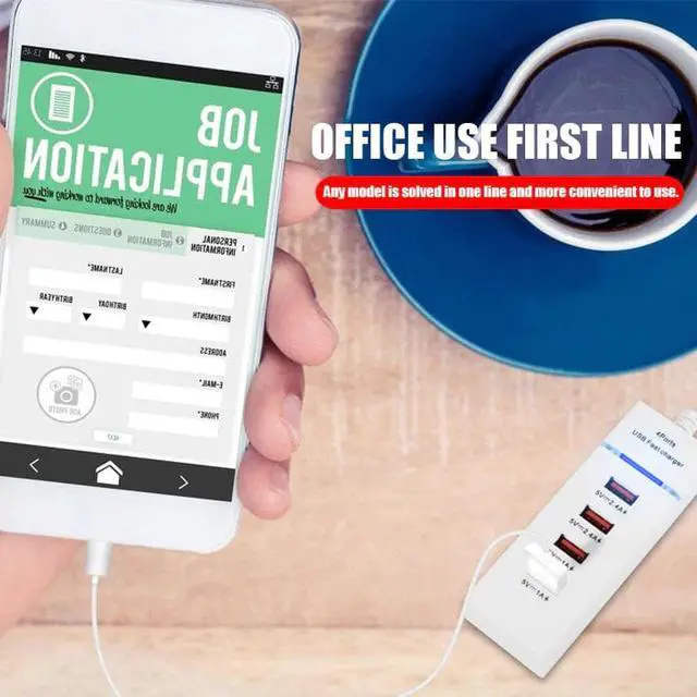 Alt view image 4 of 5 - 4 USB Port Fast Phone Charger Travel Wall Power Fast Charging EU US Plug Adapter For iPhone For  Mobile Phones