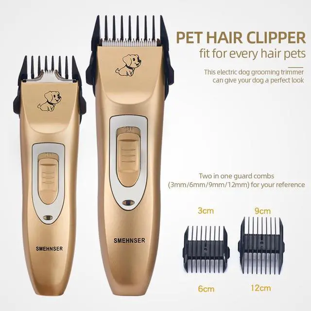 Alt view image 5 of 6 - Rechargeable Pet Hair Trimmer Electrical Low-noise Pets Dog Hair Clipper Remover Cutter Grooming For Dogs Cats Hair Cut Machine
