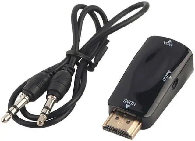 Alt view image 3 of 5 - to VGA Adapter Converter Cable with Audio Cable Support HD 1080P for Xbox360 PS3 PC Laptop DVD TV Box Projector