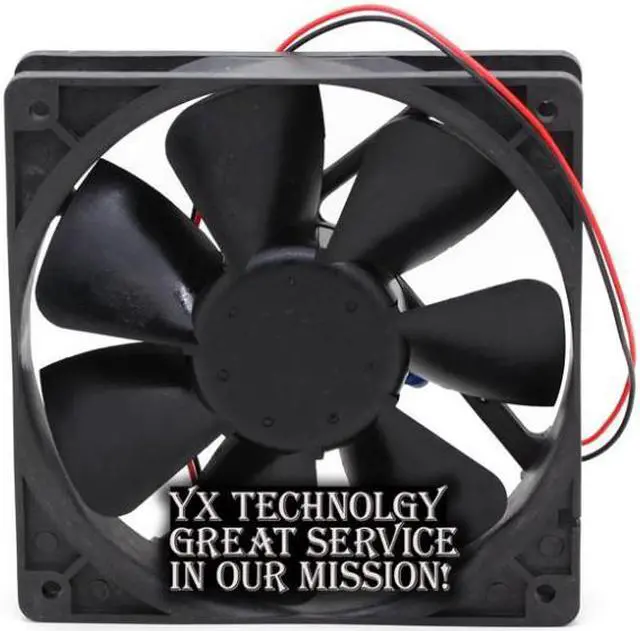 Alt view image 2 of 2 - Delta New WFC1212B 12cm 12025 DC12V 0.44A thermostat double ball silent case fan for  120*120*25mm