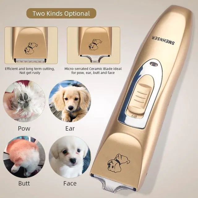 Alt view image 3 of 6 - Rechargeable Pet Hair Trimmer Electrical Low-noise Pets Dog Hair Clipper Remover Cutter Grooming For Dogs Cats Hair Cut Machine