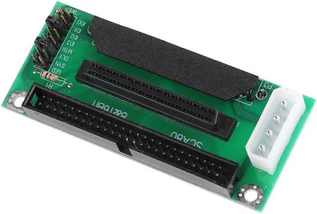 Alt view image 5 of 5 - SCA 80 Pin to 68Pin to 50 Pin IDE Hard Disk Adapter Converter Card Module Board Transmit Data for Mini PC