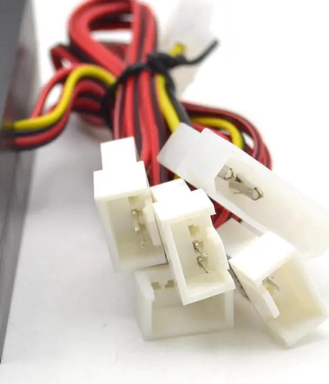 Alt view image 4 of 5 - STW-6002 4 Channel  Speed Fan Controller with Blue LED  GDT Controller  and  CPU HDD VGA