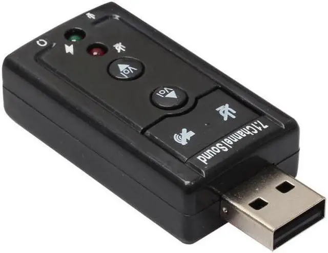 Alt view image 3 of 4 - 2017 Good Sale Mini USB 2.0 3D Virtual 12Mbps External 7.1 Channel Audio Sound Card Adapter J26