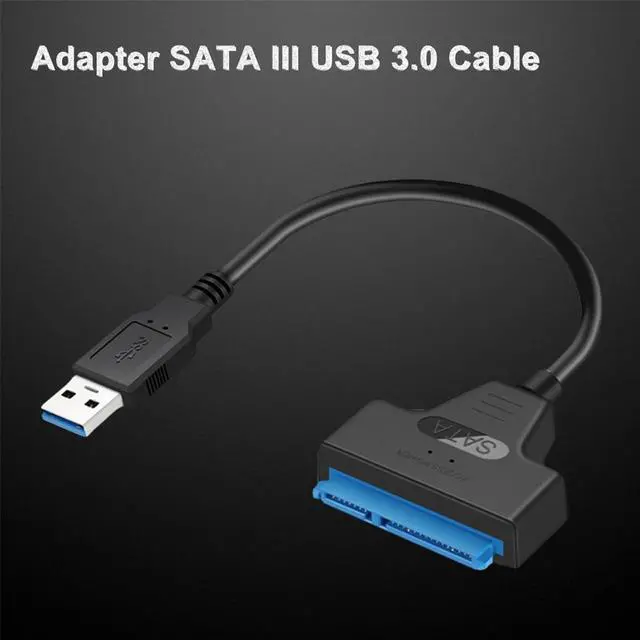 Main image of Hard Disk Drive SSD Adapter Connector Cable Lead USB 3.0 To SATA 22 Pin 2.5 Inch Connector N.22