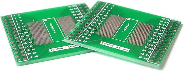 Alt view image 3 of 3 - TSOP56 TSOP48 to DIP56 Adapter PCB Board for AM29 series IC 0.5mm 0.65mm pitch transfer board