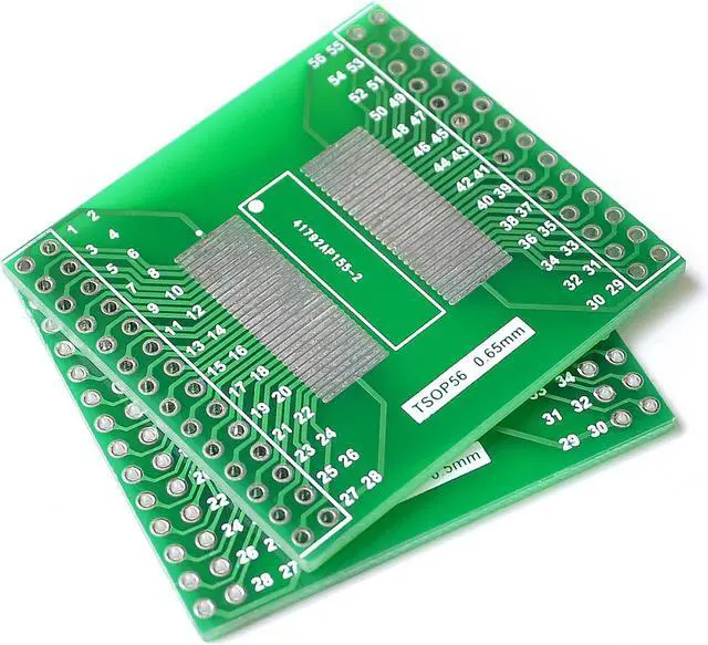 Alt view image 2 of 3 - TSOP56 TSOP48 to DIP56 Adapter PCB Board for AM29 series IC 0.5mm 0.65mm pitch transfer board