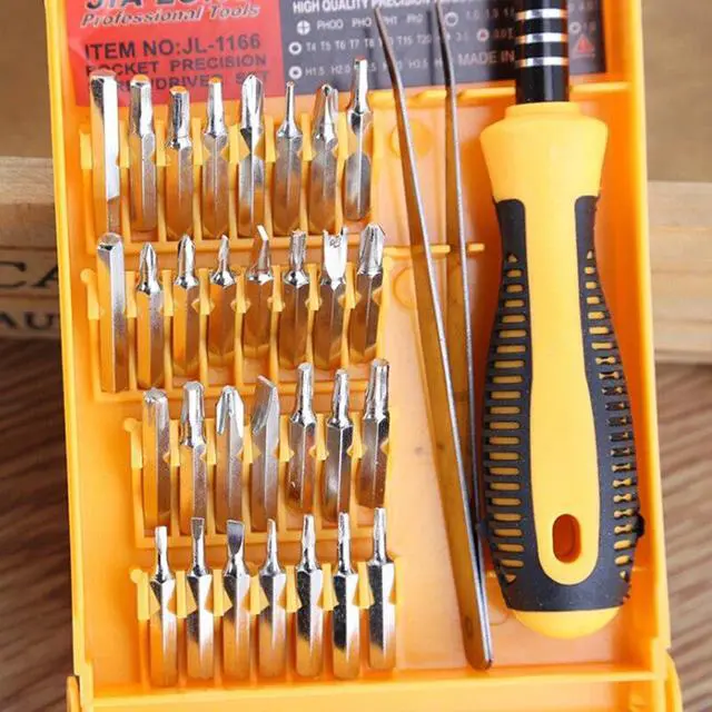 Alt view image 4 of 5 - Tablets Phone Computer Laptop PC Watch 32 in 1 Precision Screwdriver Set Disassemble Mini Electronic Repair Tools Kit