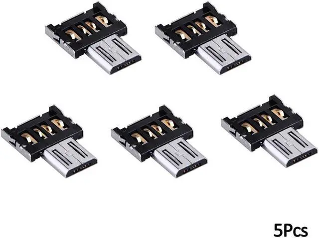 Alt view image 5 of 5 - 5PCS Mini Micro USB to USB Connector OTG Cable USB OTG Adapter For