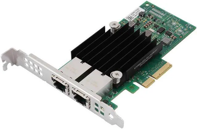 Alt view image 2 of 6 - 2-Port Gigabit LAN Card NIC Network Card for intel X550-T2 PCI-E X4 10Gbps High quality