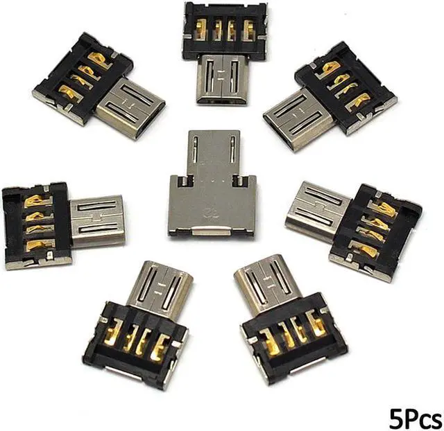 Alt view image 2 of 5 - 5PCS Mini Micro USB to USB Connector OTG Cable USB OTG Adapter For