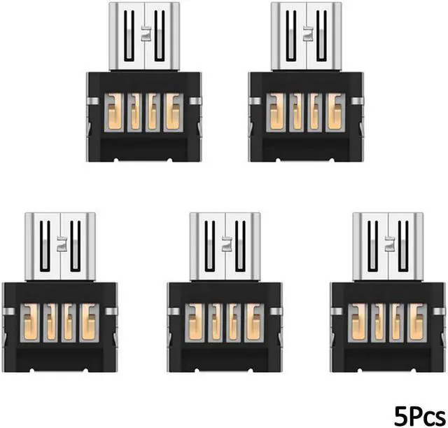 Alt view image 3 of 5 - 5PCS Mini Micro USB to USB Connector OTG Cable USB OTG Adapter For