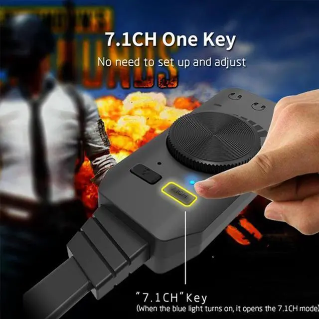 Alt view image 3 of 5 - Black Virtual 7.1 Channel Sound Card Converter Adapter External USB Audio 3.5mm Headset Stereo For PC Desktop Notebook