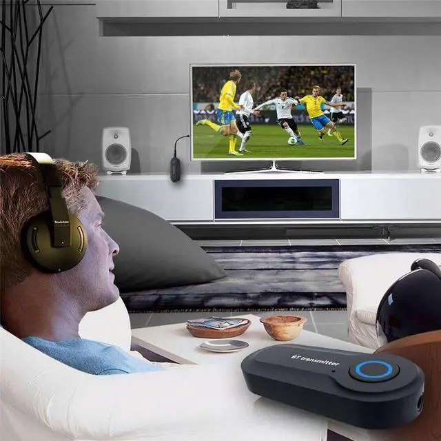 Alt view image 2 of 6 - GT09S USB Power 3.5mm Bluetooth v4.2 Audio Transmitter For TV Computer Use